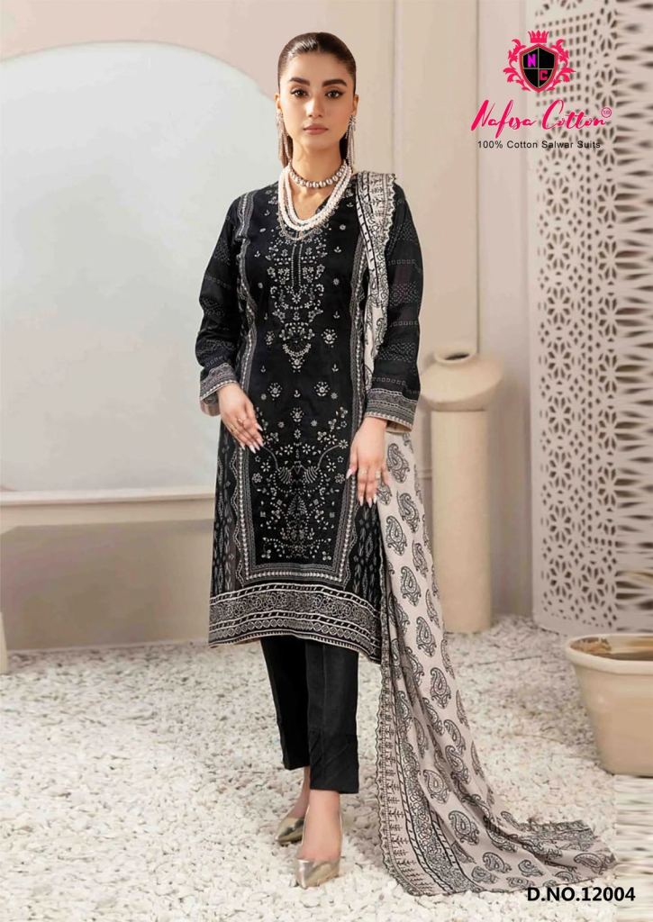 Nafisa Safina Vol 12 Digital Printed Dress Material