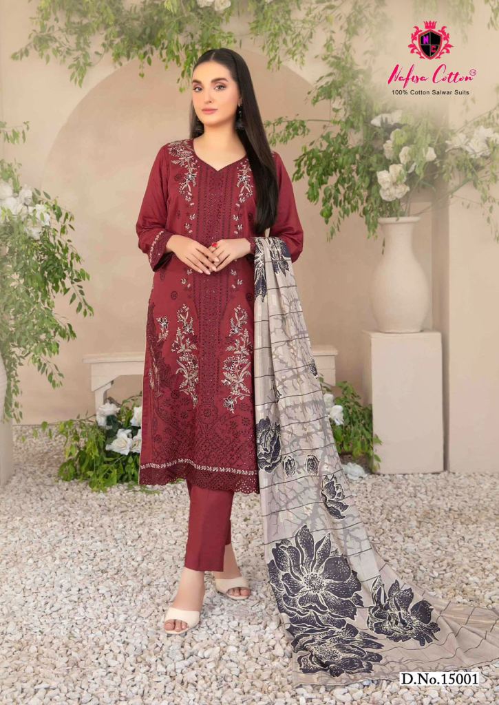 Nafisa Sahil Vol 15 Dress Material