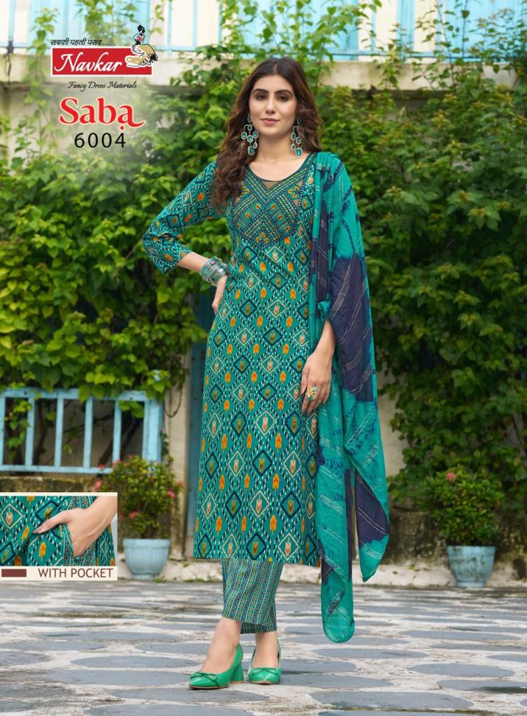 Navkar Saba Vol 6 Kurti With Bottom Dupatta