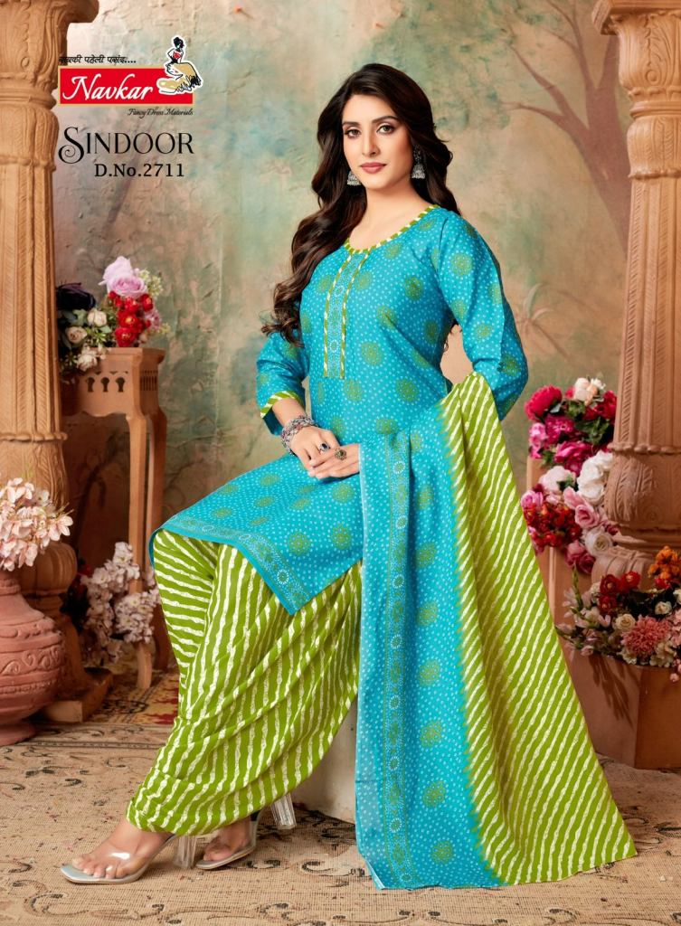 Navkar Sindoor Vol 27 Kurti Bottom With Dupatta