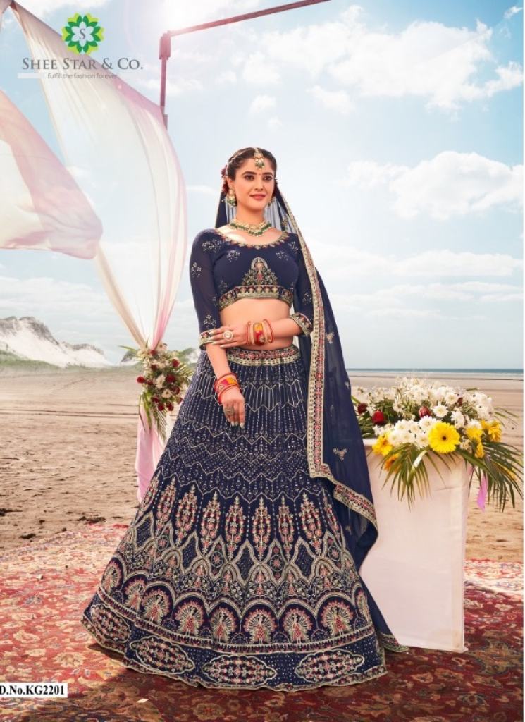 Modern Bridal Couture BLUE Velvet Patch Multicolor Designer Bridal Lehenga  Choli, Double Dupatta Indian Wedding Dress for Bridal in USA - Etsy Denmark