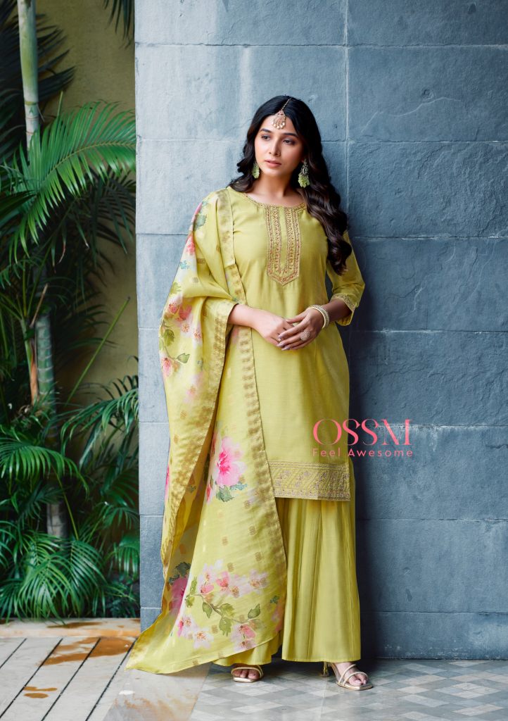 Ossm Mannat Sharrara Collection 1 Pakistani Suit