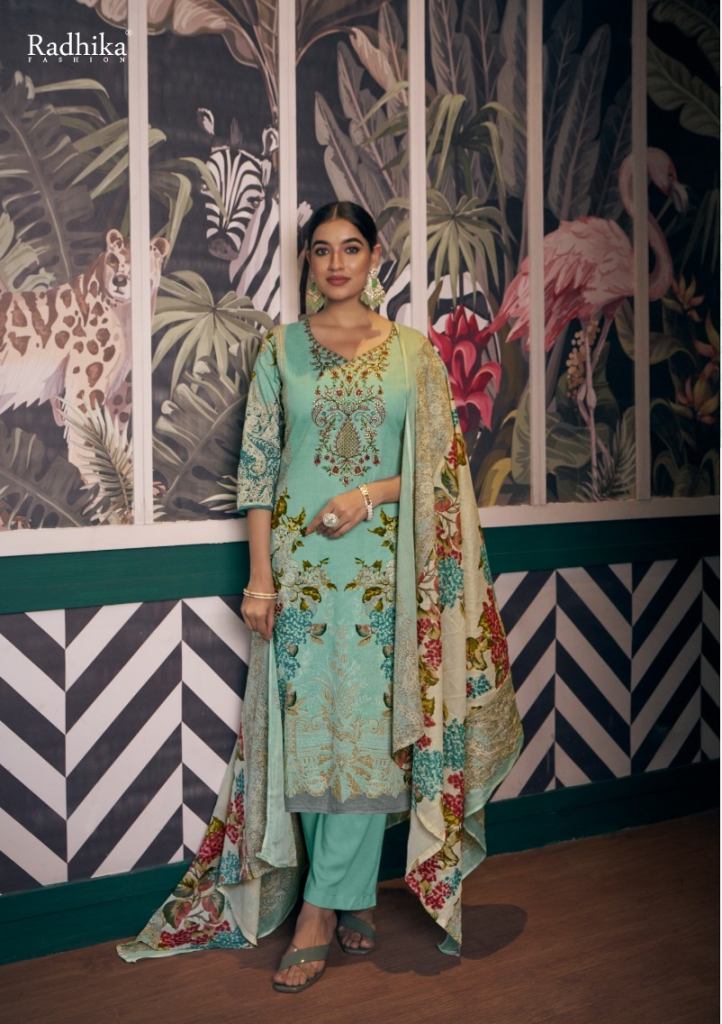 Radhika Azara Afshana Vol 2 Dress Material