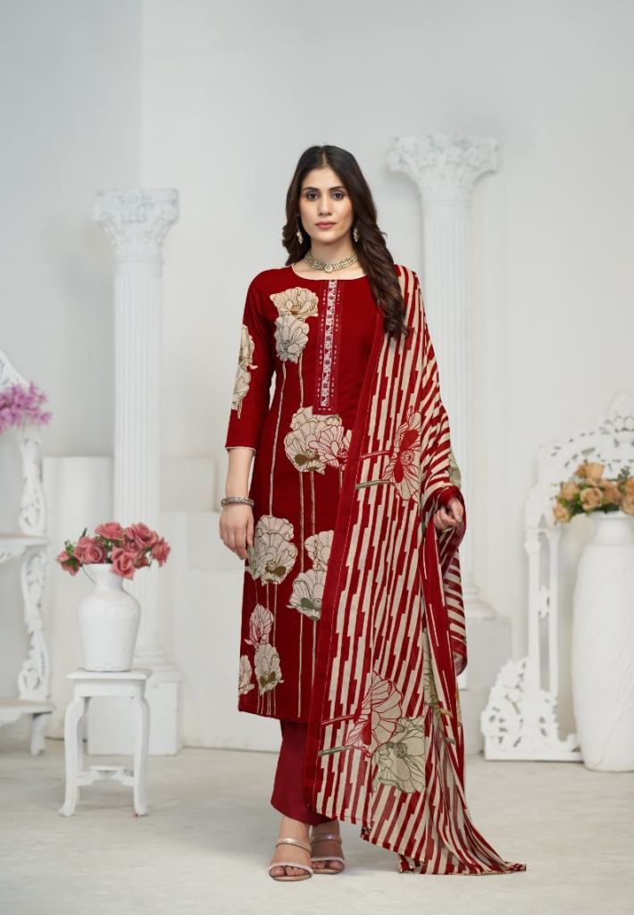Radhika Azara Flower Valley Dress Material