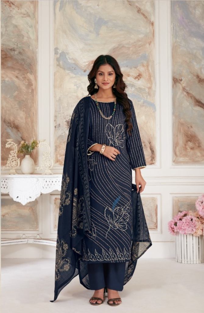 Radhika Azara Night Queen Dress Material