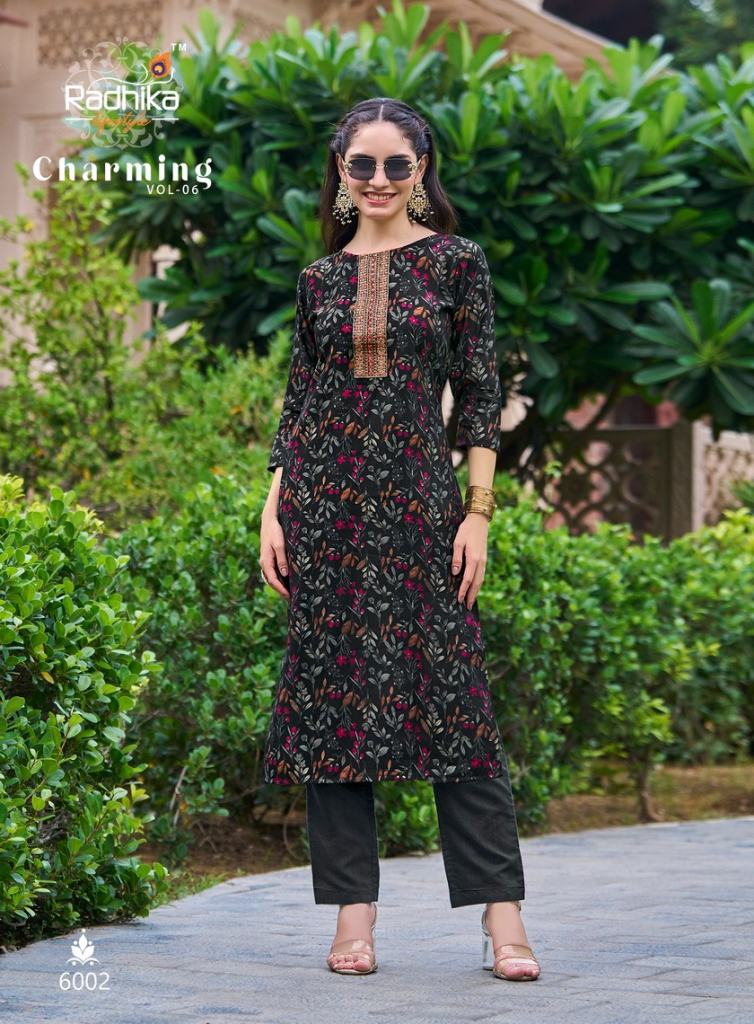 Radhika Charming Vol 6 Kurti