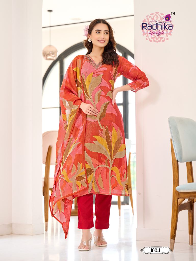 Radhika Womaniya Kurti Bottom With Dupatta