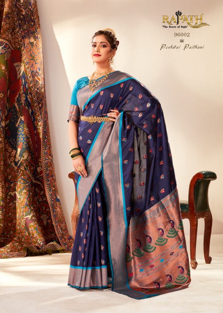 Rajpath Mihira Paithani Silk Banarasi Saree