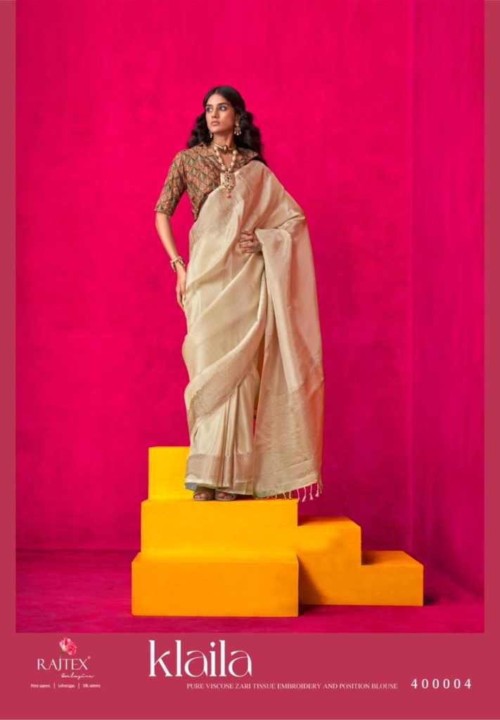 Rajtex Klaila Zari Tissue Handloom Saree