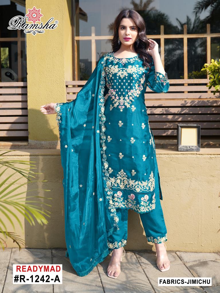 Ramsha R 1242 Nx Ready Made pakistani suits wholesale online