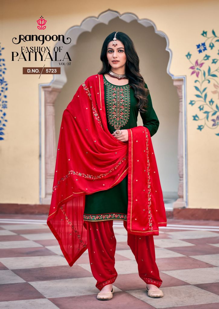 Rangoon Fashion Of Patiyala Vol 37 Kurti