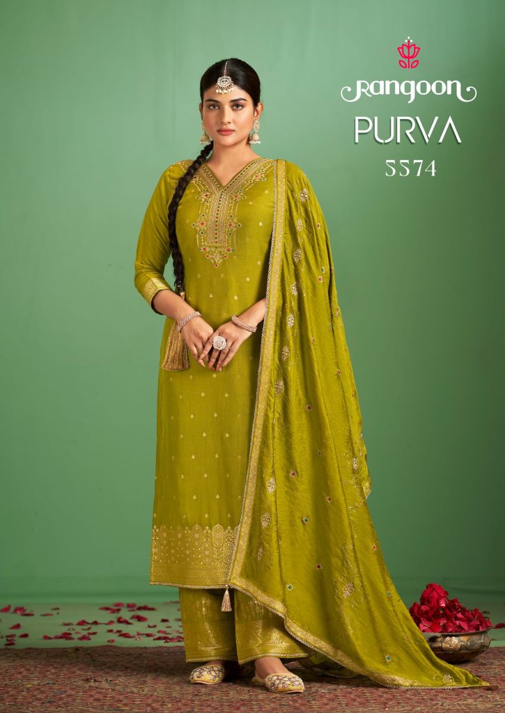 Rangoon Purva Kurti Bottom With Dupatta