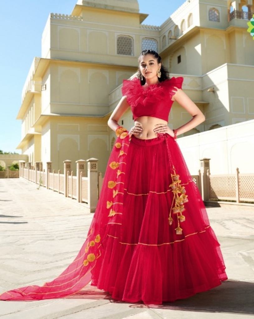 Buy Designer Red Lehenga Choli Wedding Lehenga for Bridesmaid Women Party  Wear Indian Outfit for Ladies Embroidery Work Lehenga Chaniya Choli Online  in India - Etsy