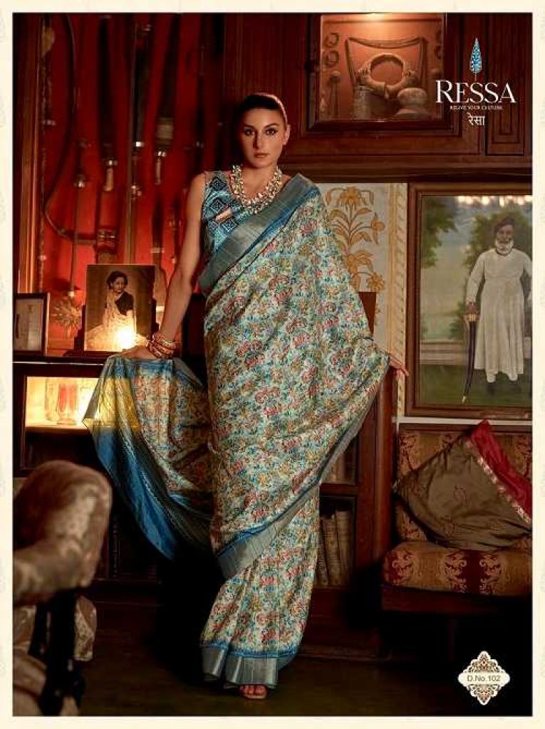 Ressa Rangressa Printed Saree wholesale suppliers in Mumbai