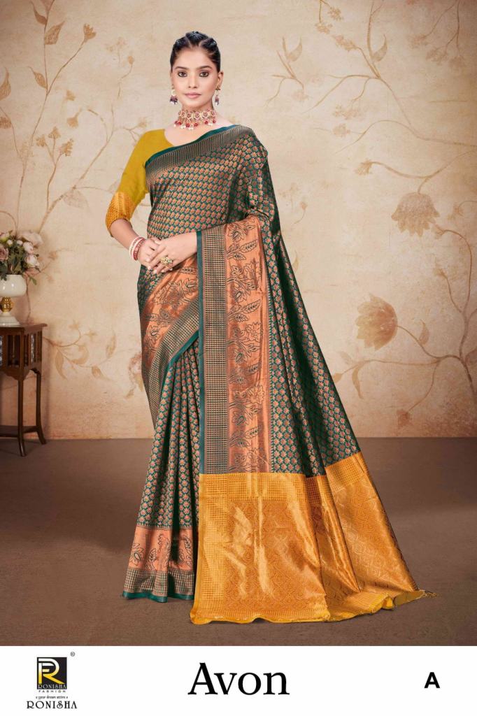 Ronisha Avon Banarasi Silk Designer Saree