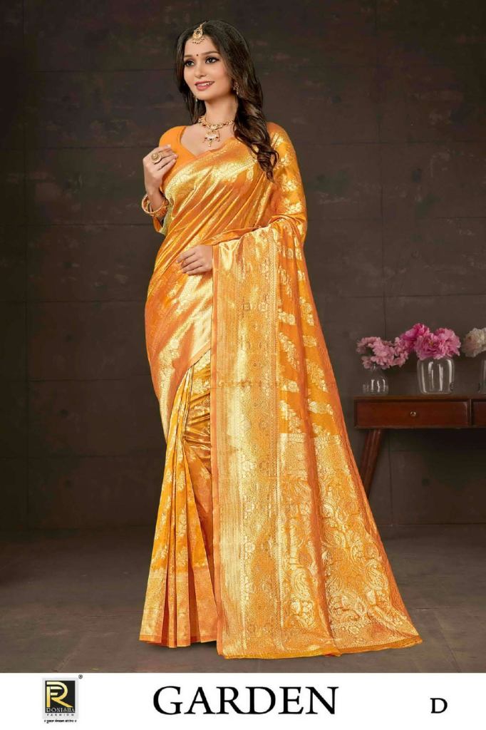 Ronisha Garden Banarasi Silk Saree