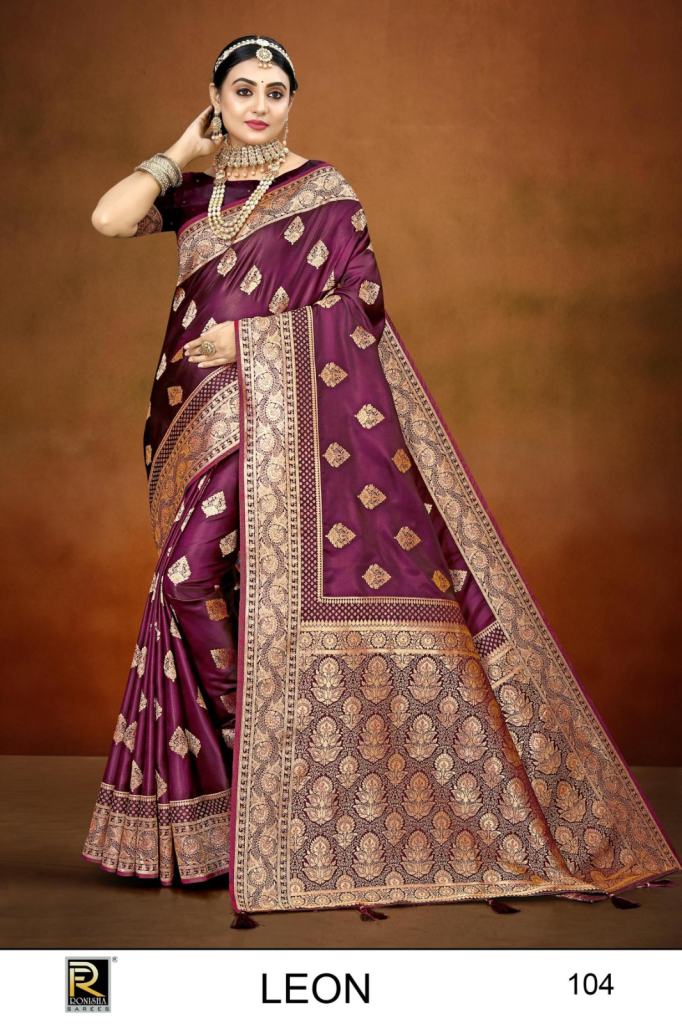 Ronisha Leon Banarasi Silk Designer Saree