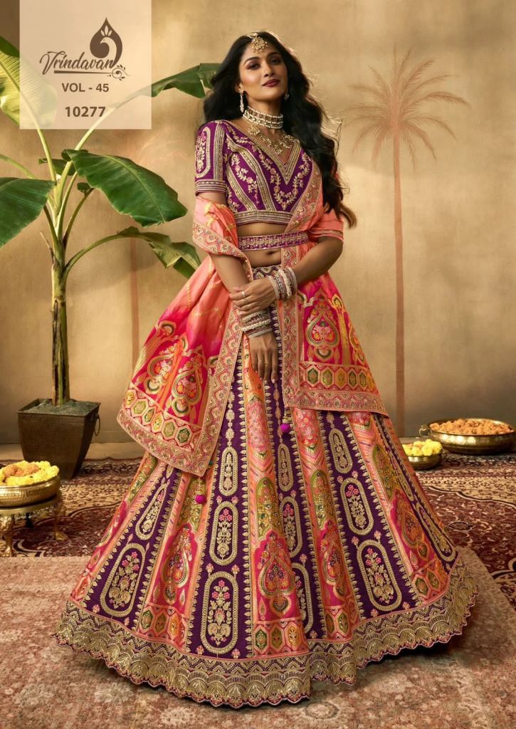 Baby Pink Colour Aanara 2 wholesale Bridal Lehenga Choli Catalog AA 118 -  The Ethnic World