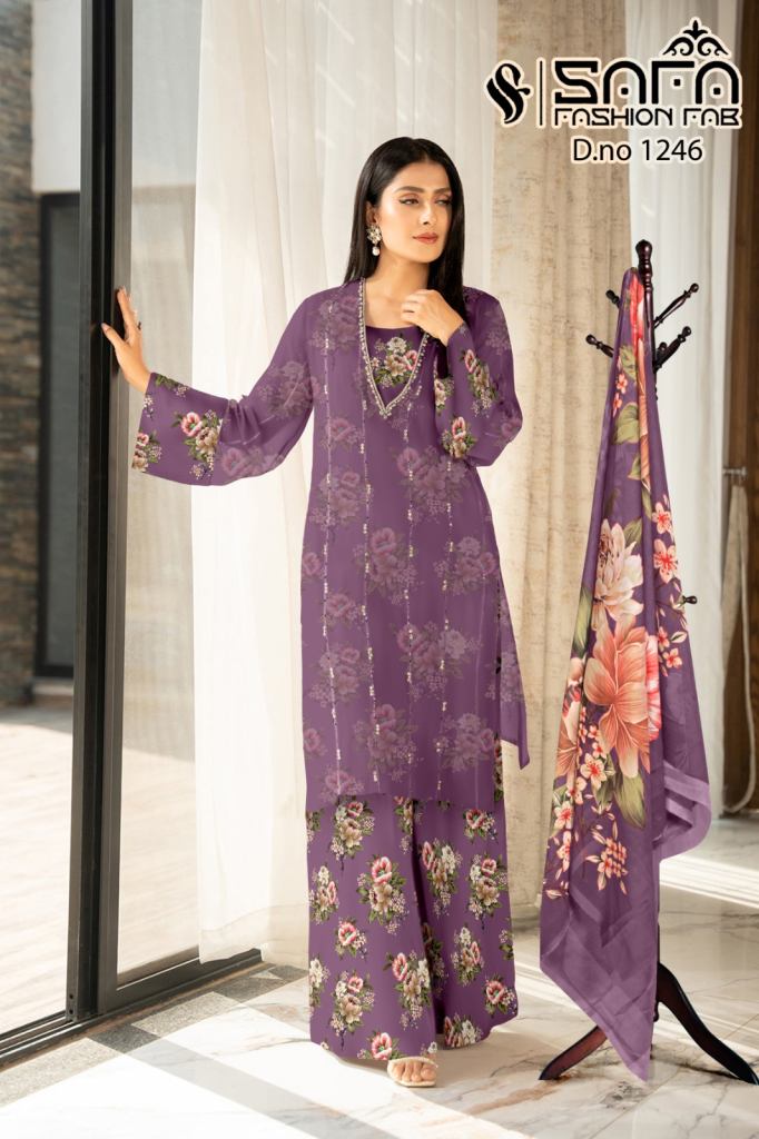 Safa Fashion Fab 1246 Pakistani Suits