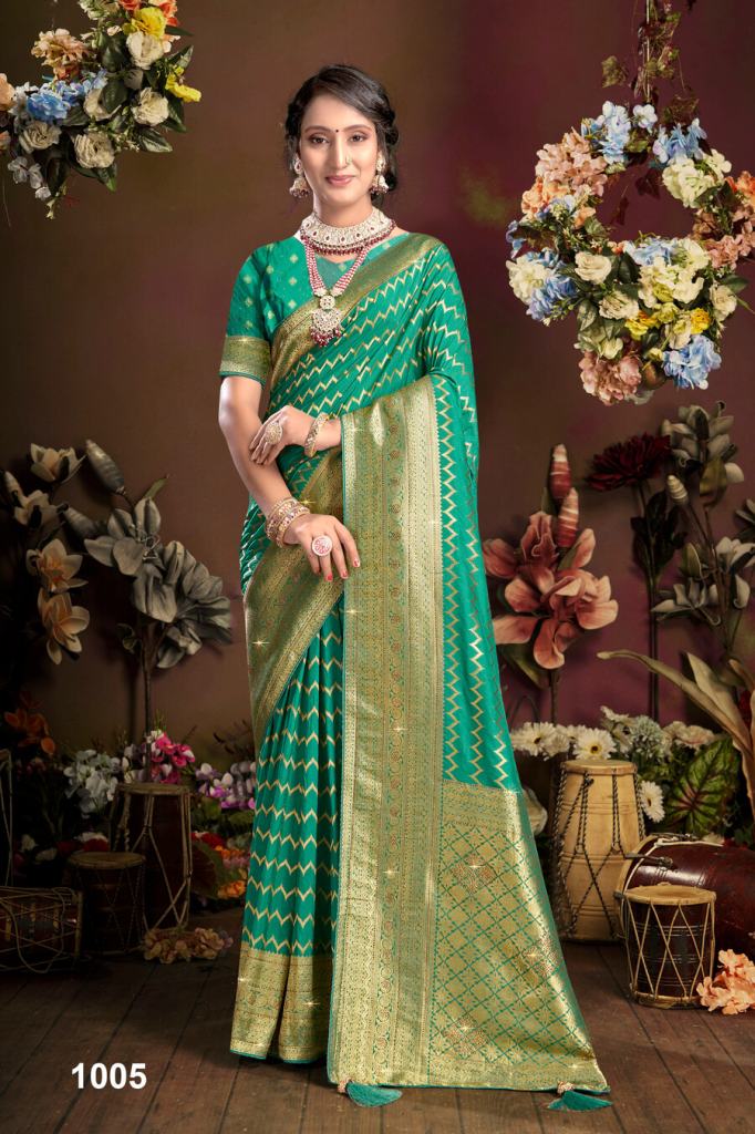 Saroj Peacock Silk Vol 4 Saree