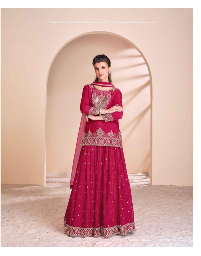 Sayuri Anmol Chinon Silk Designer Lehenga Choli