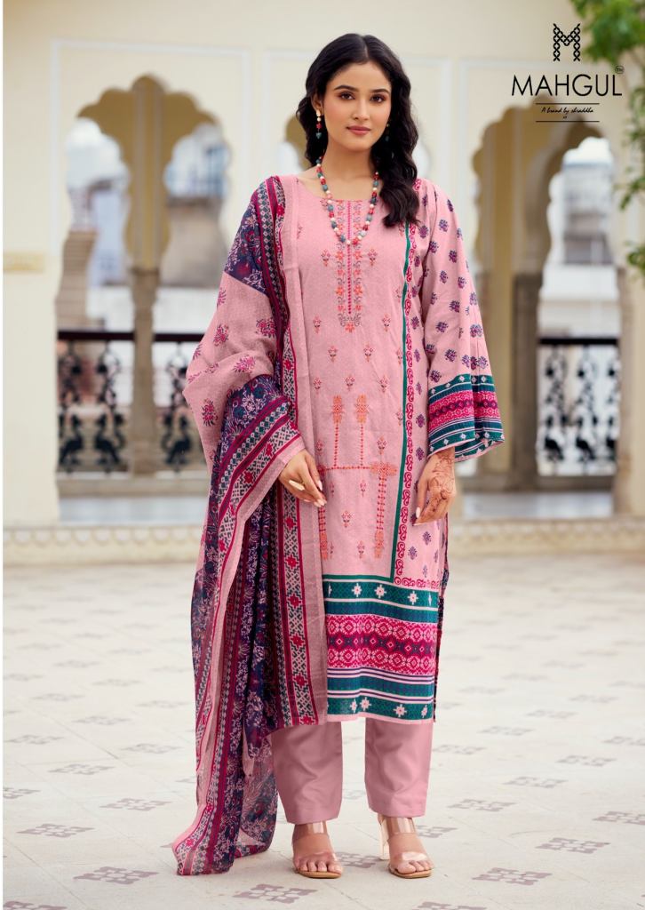 Shraddha Nx Mahgul Bin Saeed Vol 4 Cotton Dupatta Pakistani Suit