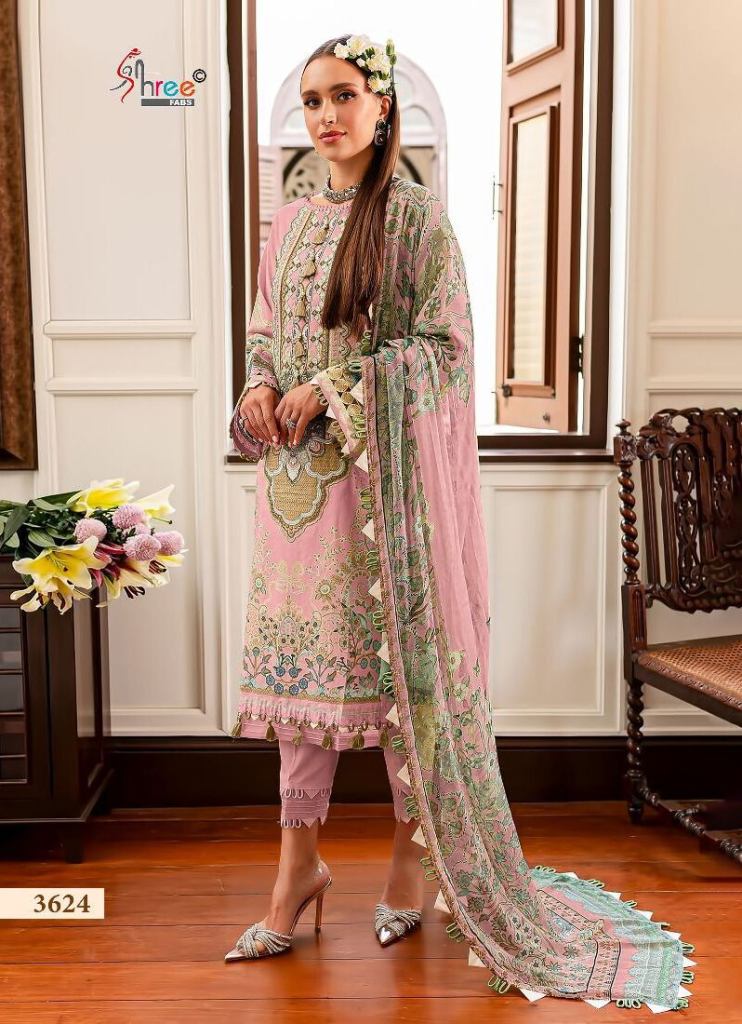 Shree Ayesha Zara Luxury Lawn Pakistani Suit