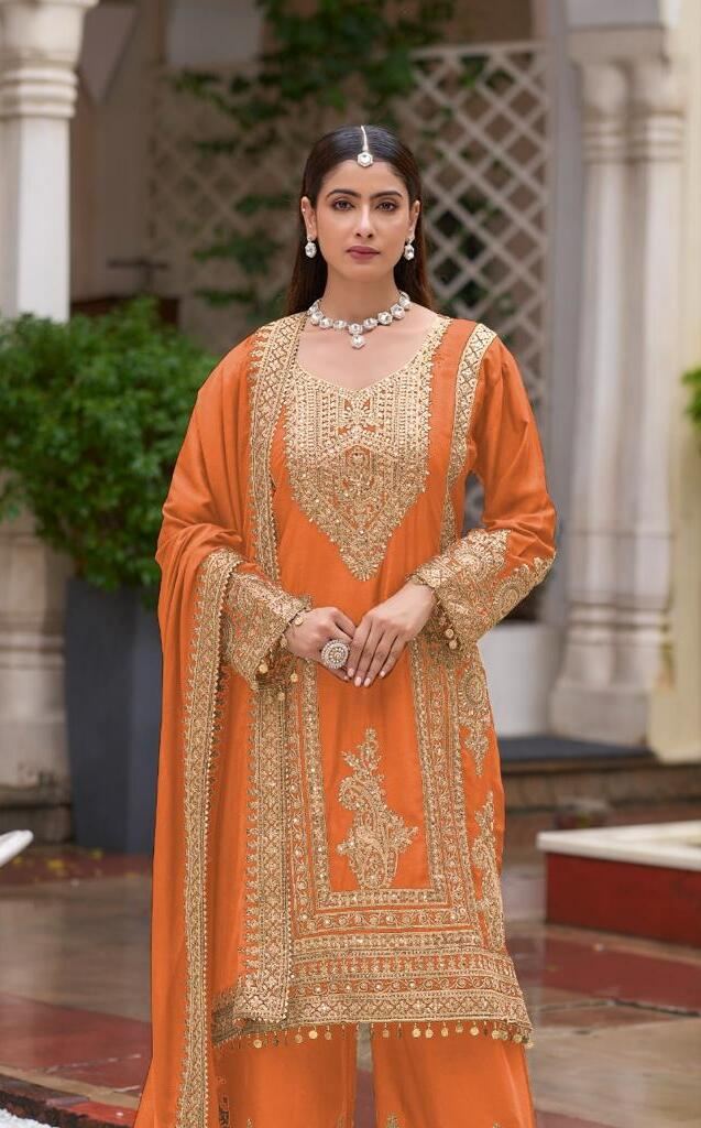 Shree K 5142 Chinon  Salwar suit wholesale online