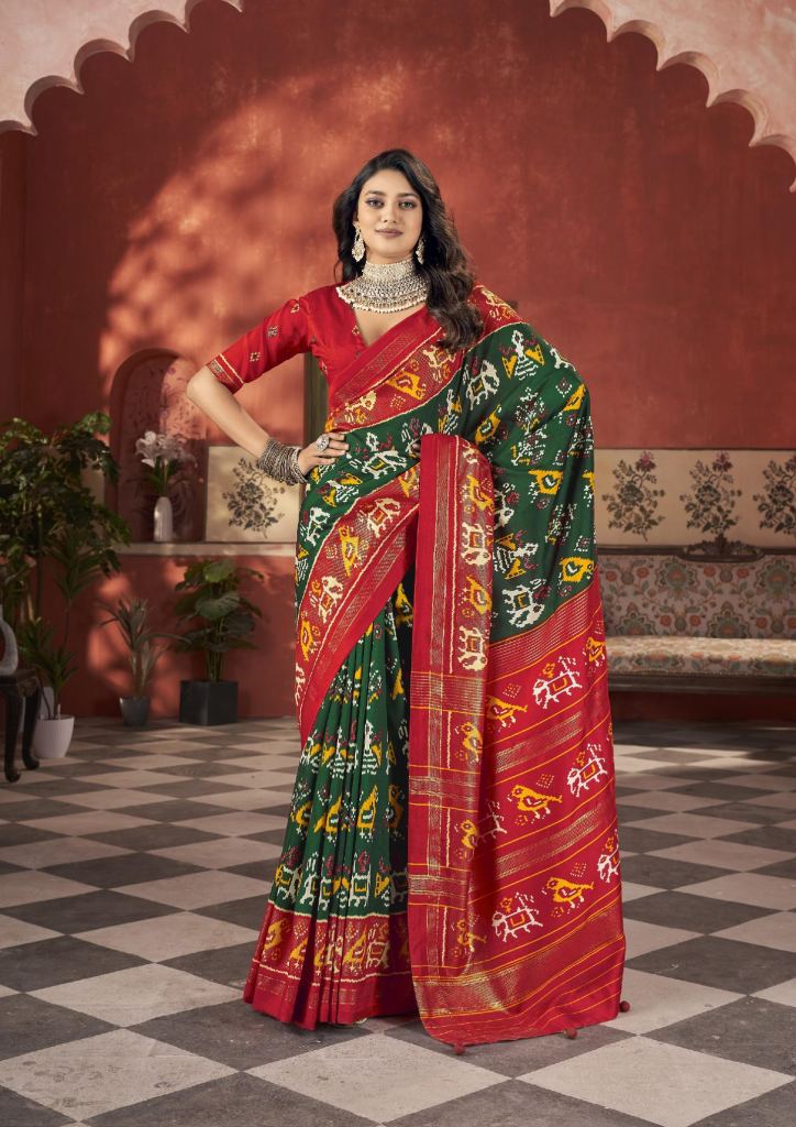 Shubh Shree Ikkat Silk 3 Saree