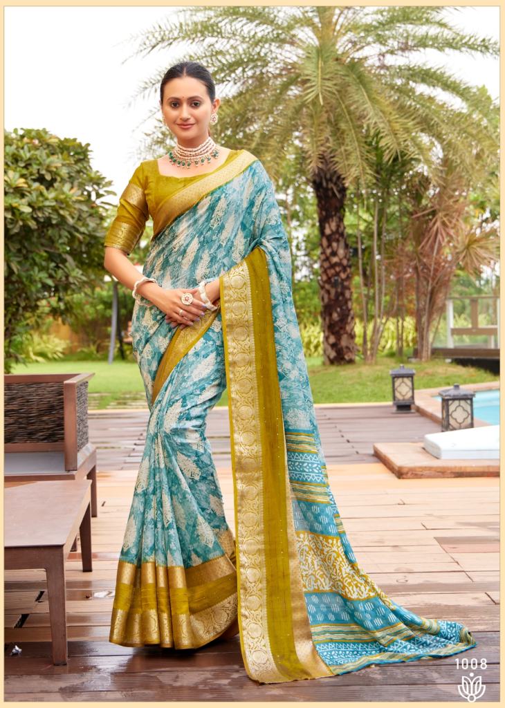 Sr Dela Soft Silk Printed Saree