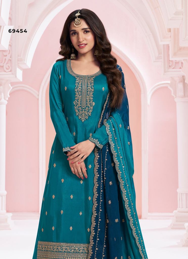 Suhaag 96451 To 96454 Surat salwar suit wholesaler