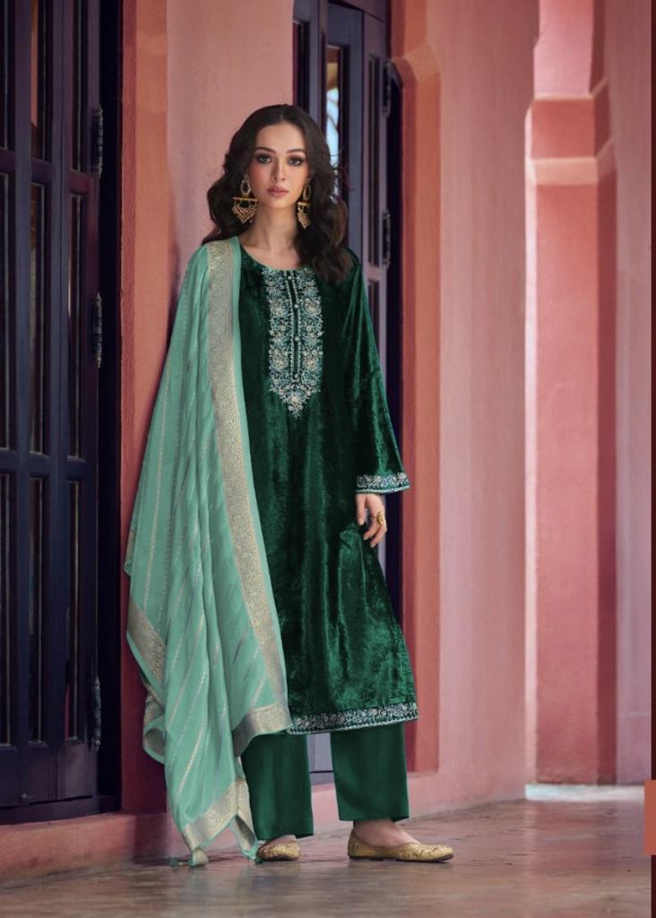 Super Hit Velvet 51001 A To D Velvet Salwar kameez wholesale market in Gujarat