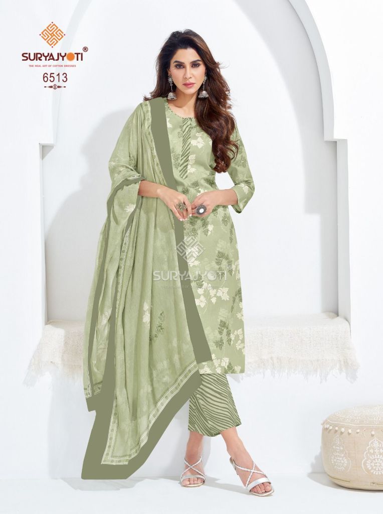 Suryajyoti Trendy Cotton Vol 65 Dress Material