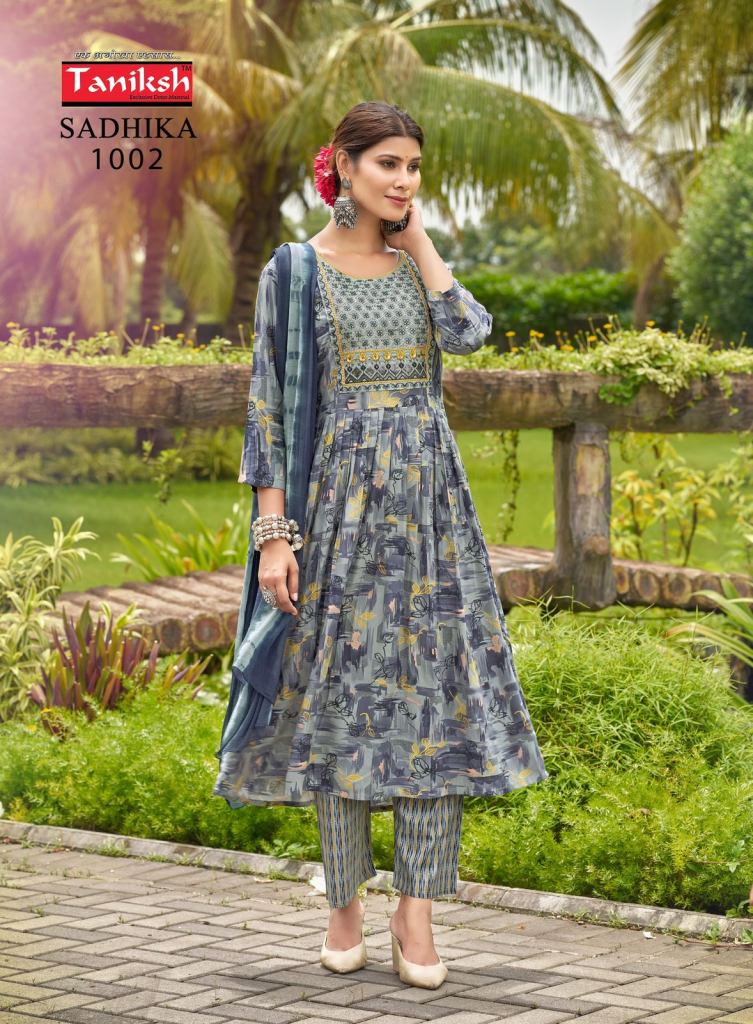 Taniksh Sadhika Vol 1 Kurti Bottom With Dupatta