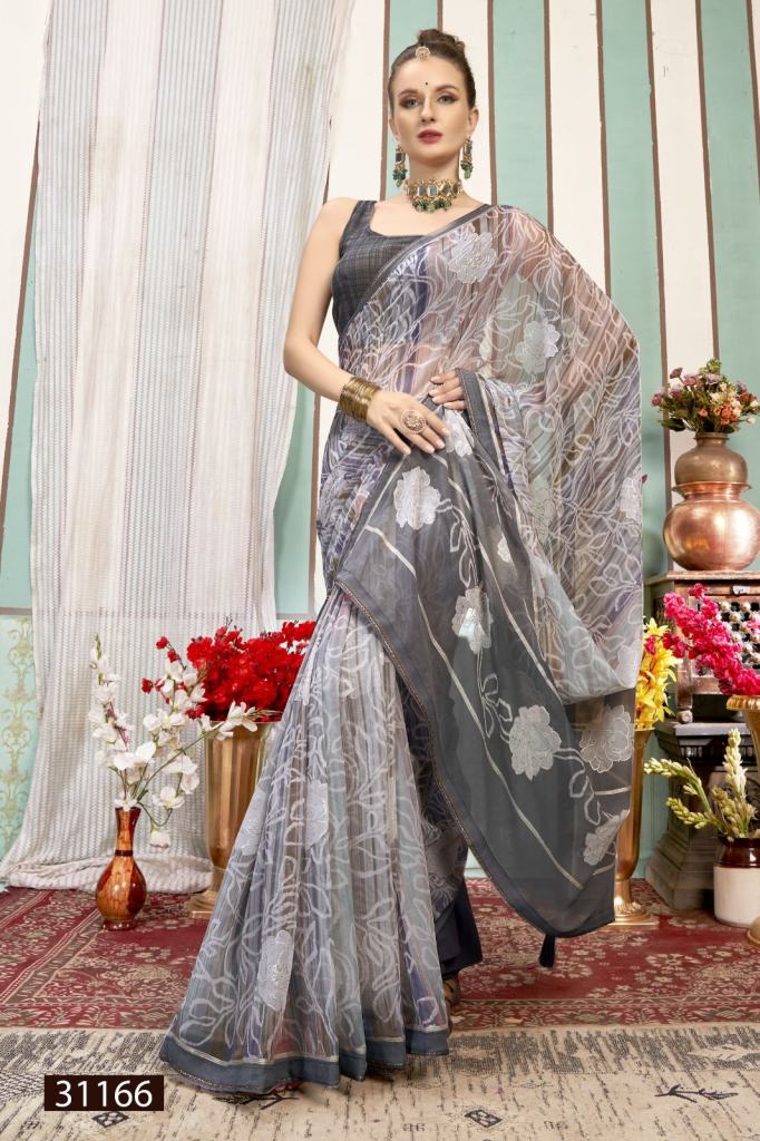 Vallabhi Megha Printed Saree