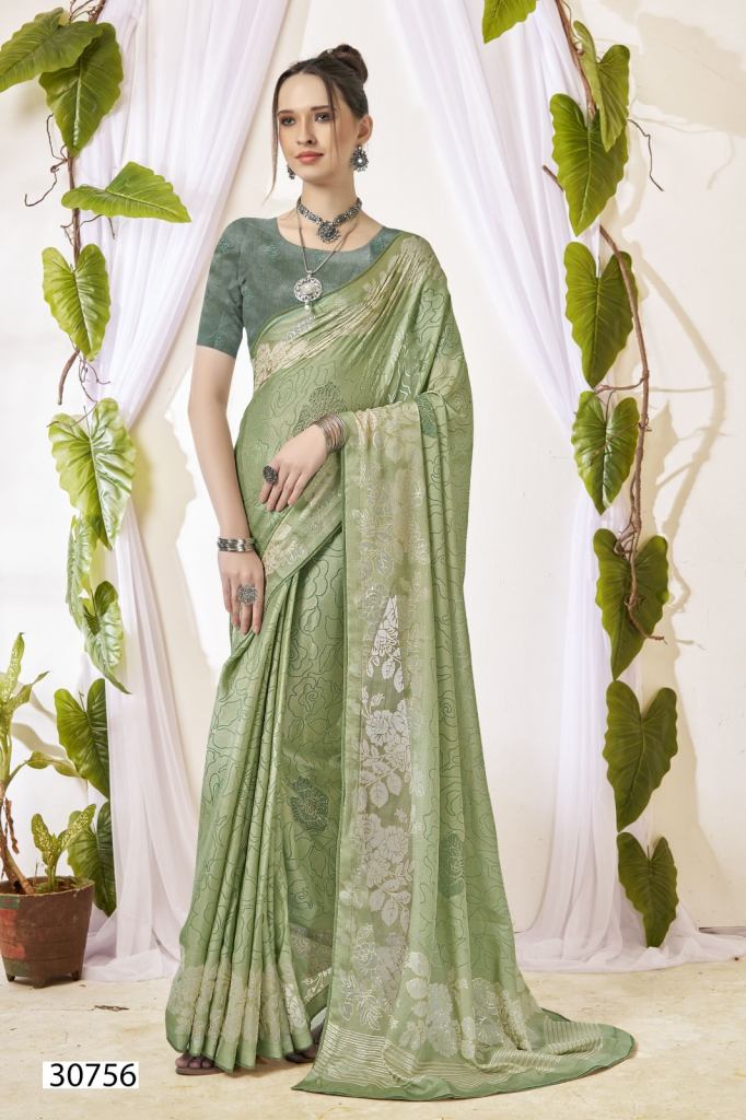 Vallabhi Nargis Printed Saree