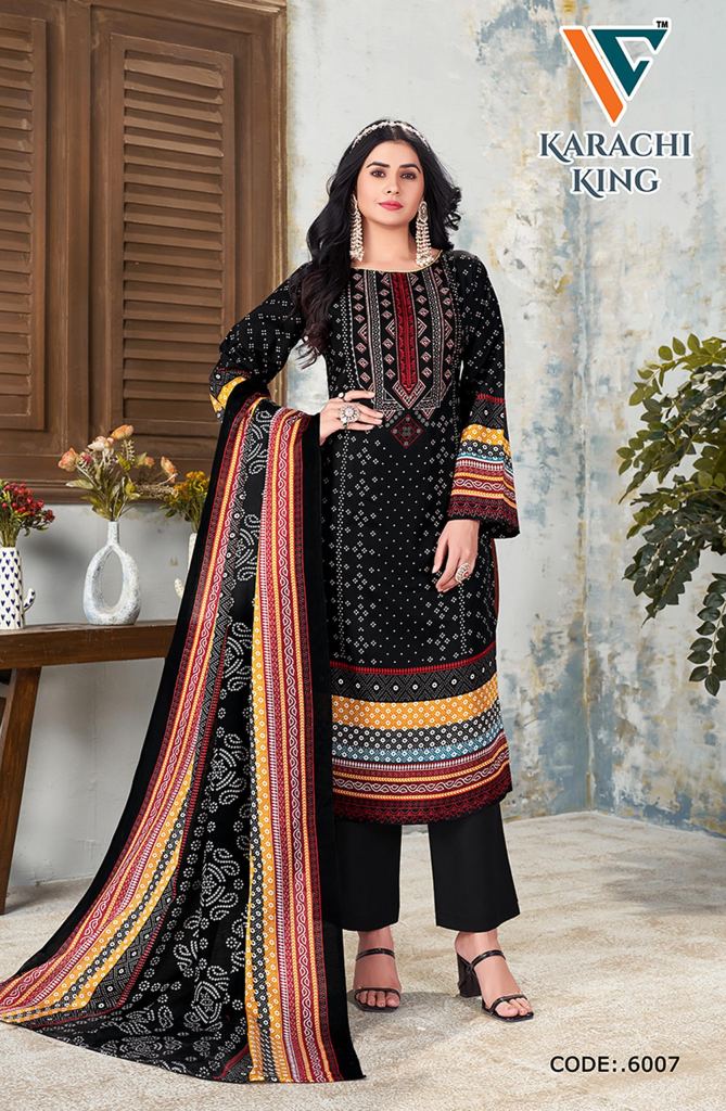 Vandana C Karachi King Vol 6 Dress Material 