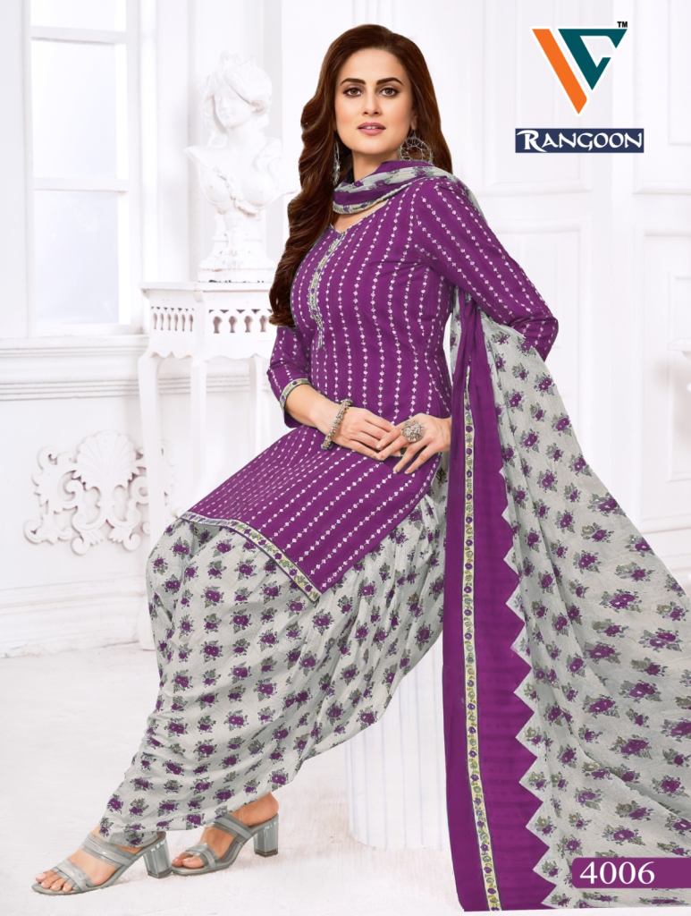 Vandana C Rangoon Vol 4 Dress Material 