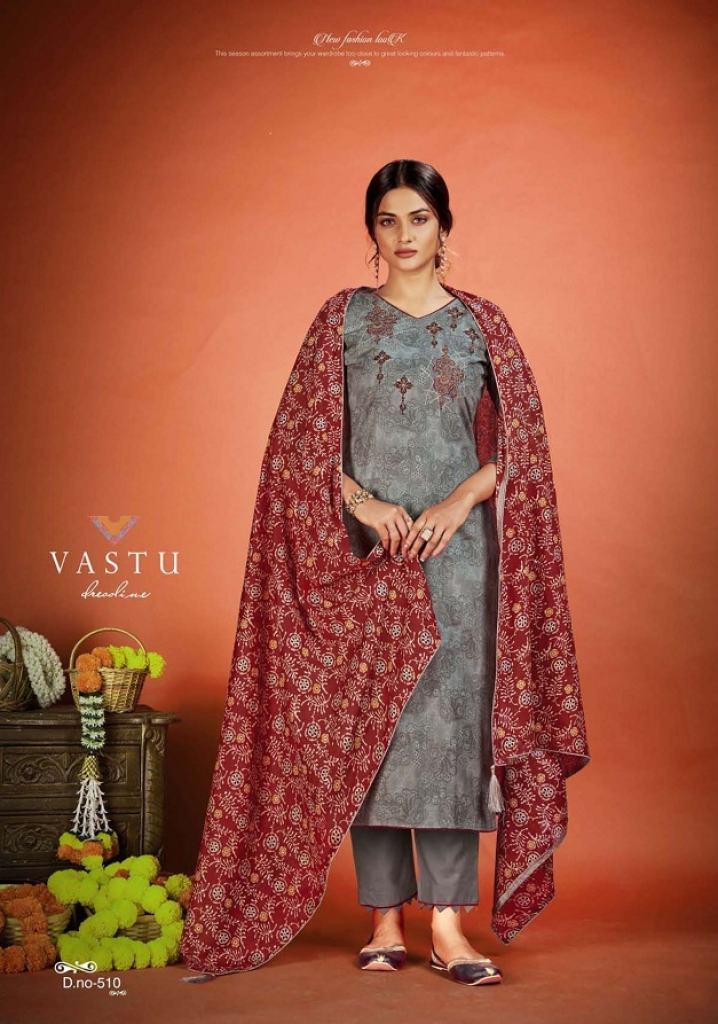 Vastu Netra Vol 5 Kurti Pant With Dupatta