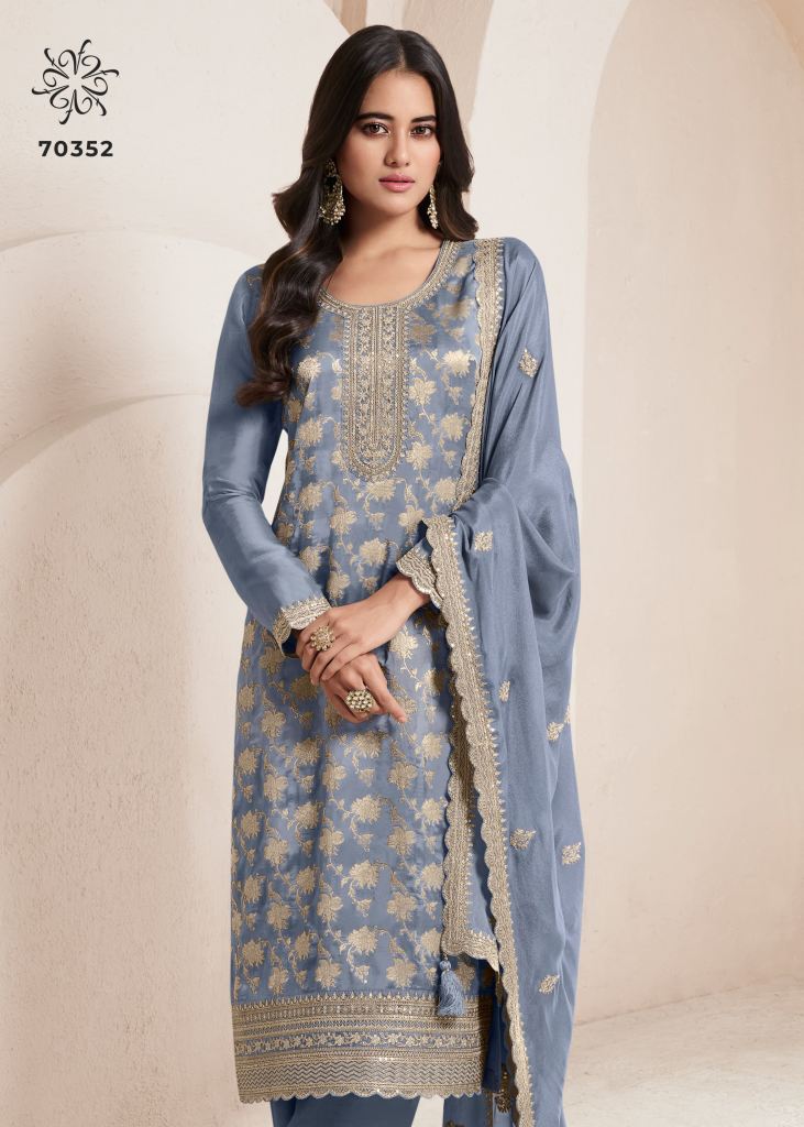 Vinay Kuleesh Silky 4 Designer Wholesale party wear Salwar Kameez Mumbai