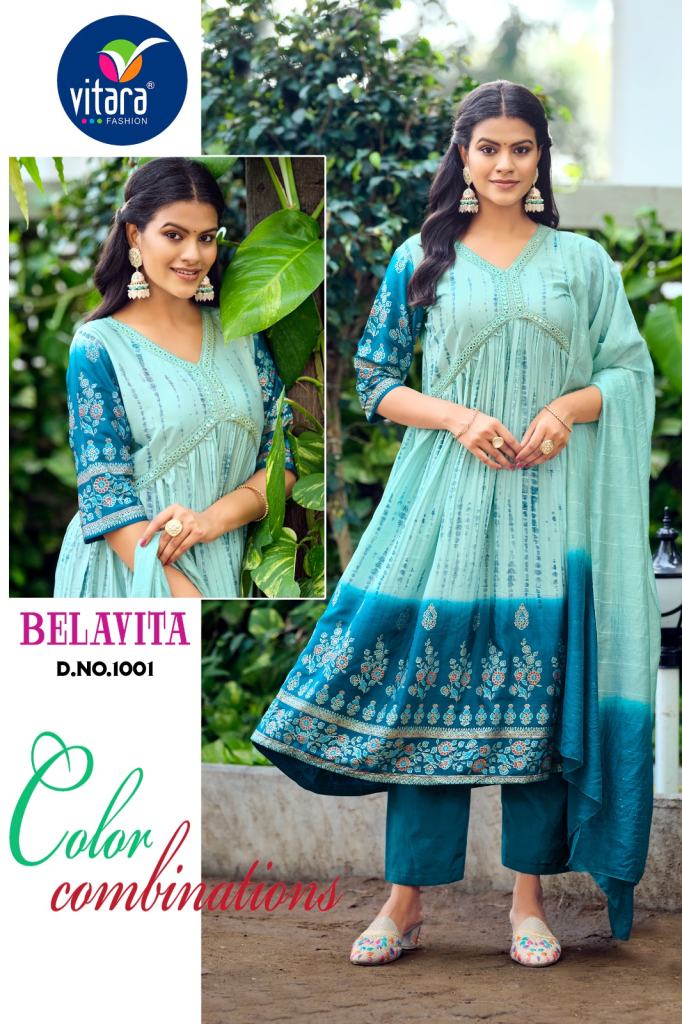 Vitara Belavita 1001 Kurti Pant With Dupatta