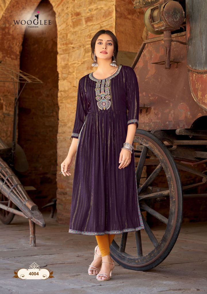 Wooglee Ananta Fancy Rayon Kurti