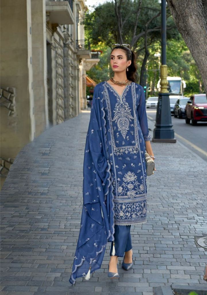 Zaveri Maxes Organza Embroidered Pakistani Suits