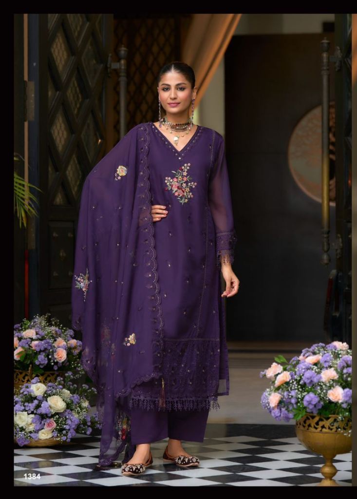 Zaveri Pari Organza Pakistani Suits