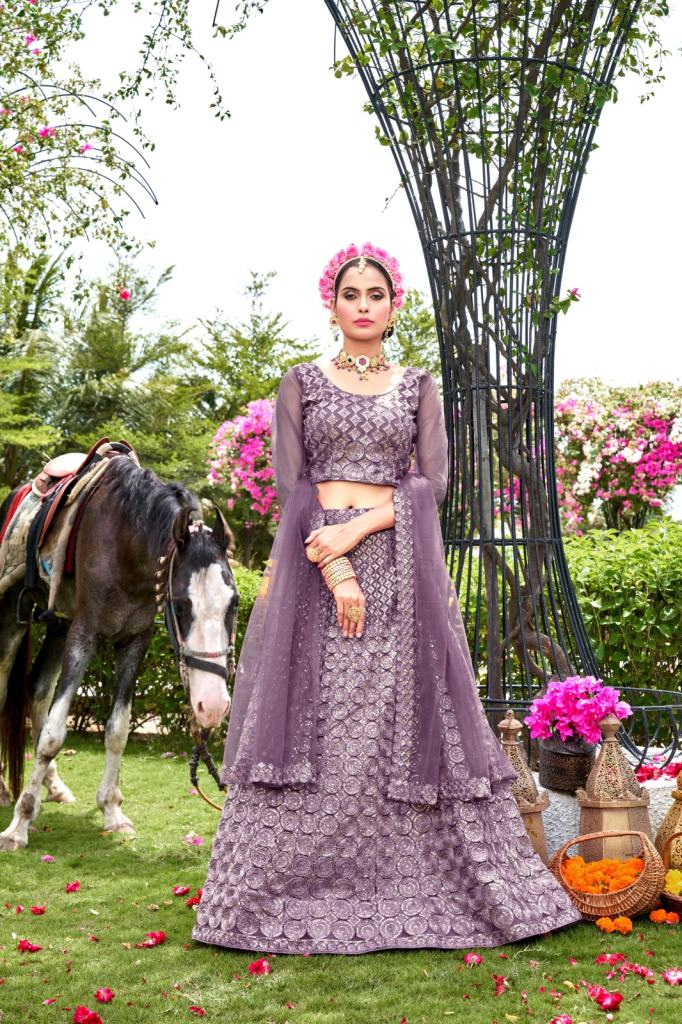 Zeeya Suhani Net Lehenga Choli