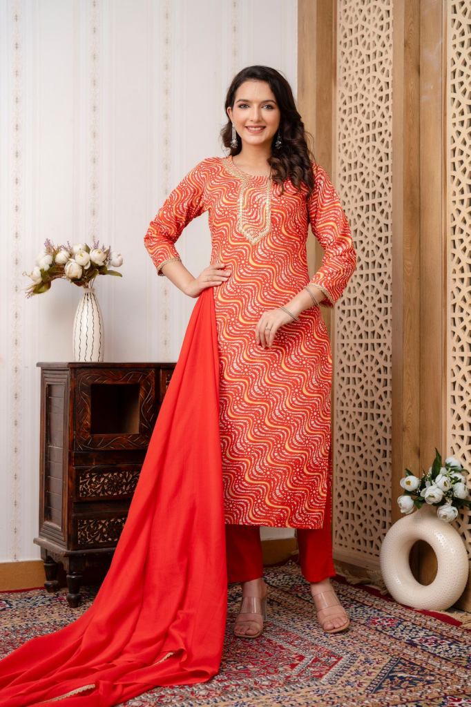 Ziyaa Vol 55 Kurti Pant With Dupatta