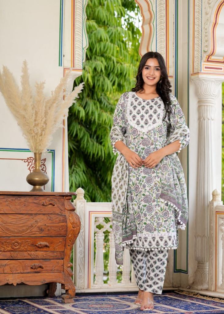 Ziyaa Vol 56 Kurti Pant With Dupatta