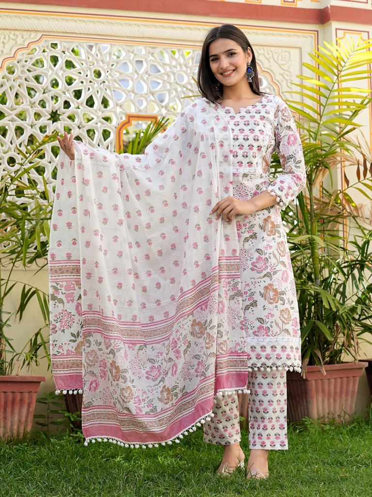 Ziyaa Vol 57 Kurti Pant With Dupatta