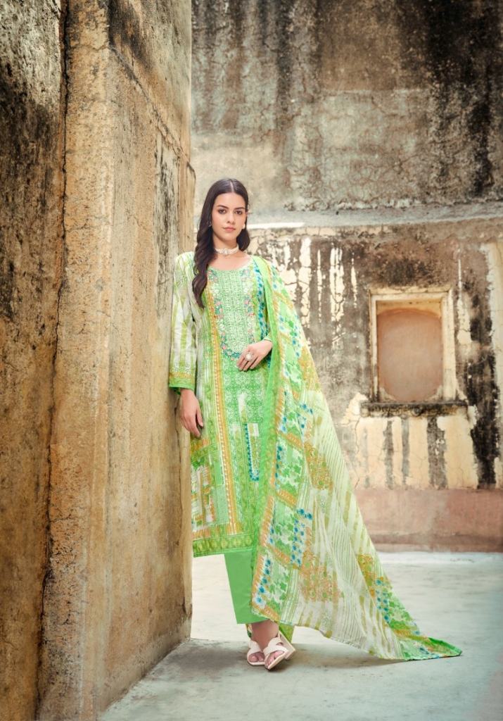 Zulfat Gulnaaz 620 Series Printed Dress Material