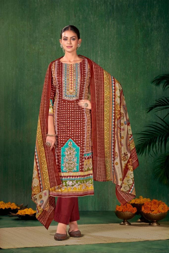 Zulfat Sangini Dress Material